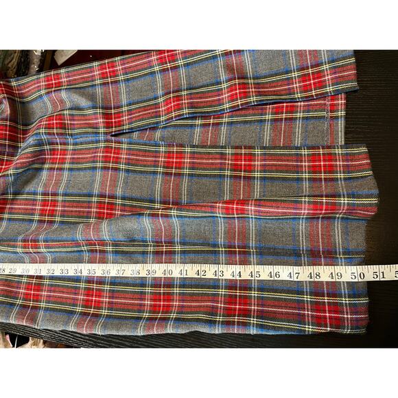 Vintage 90's Decked Out Plaid Sexy Schoolgirl Jumper Dress with High Slit - Picture 3 of 11